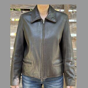 Eddie Bauer vintage leather jacket